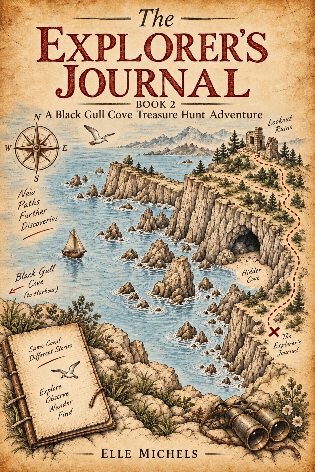 Cover of The Explorer's Journal by Elle Michels