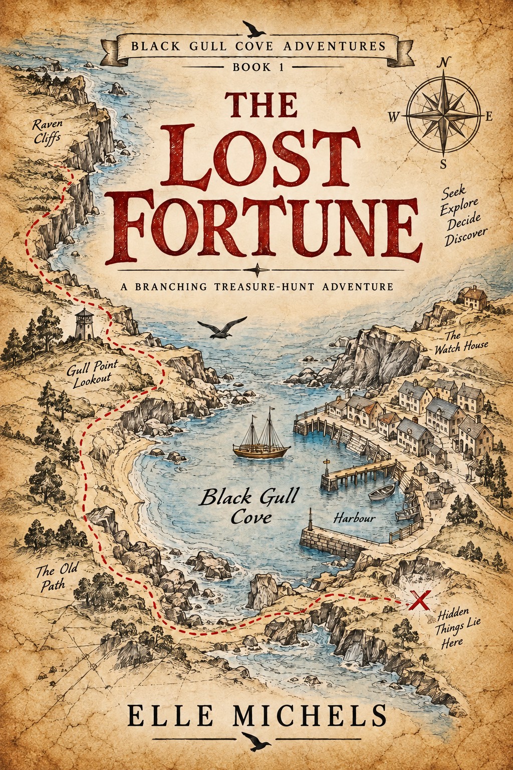 Cover of The Lost Fortune by Elle Michels
