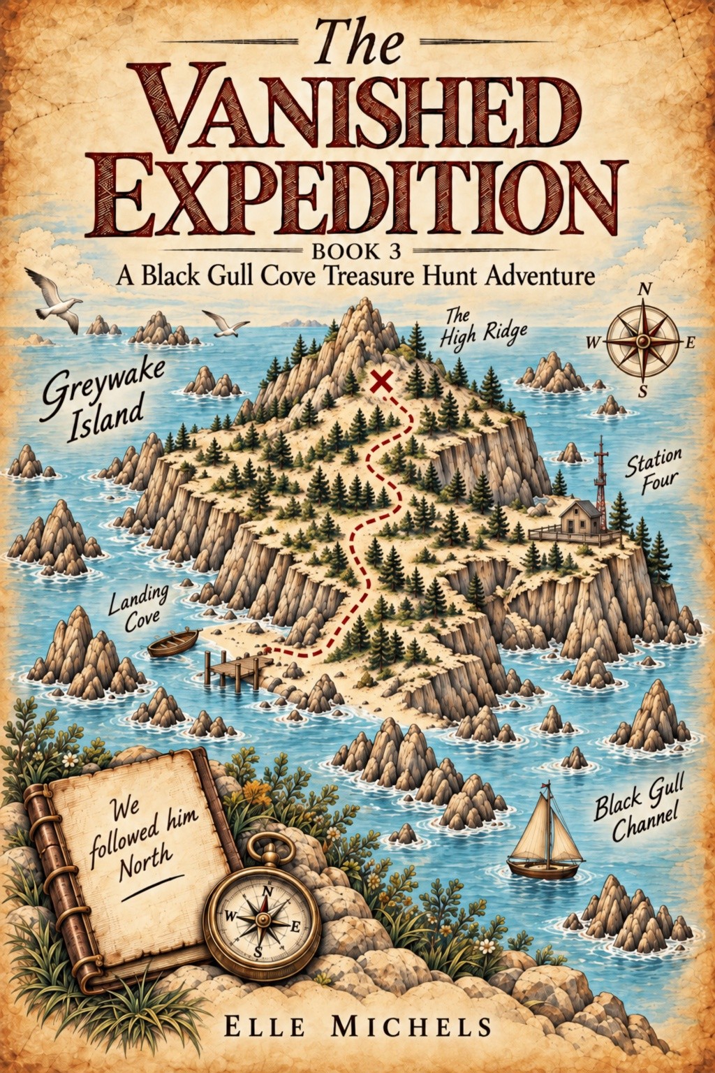 Cover of The Vanished Expedition by Elle Michels